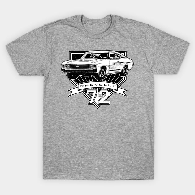 1972 Chevelle T-Shirt by CoolCarVideos